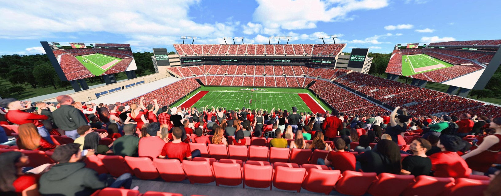 Seat view from Upper Deck