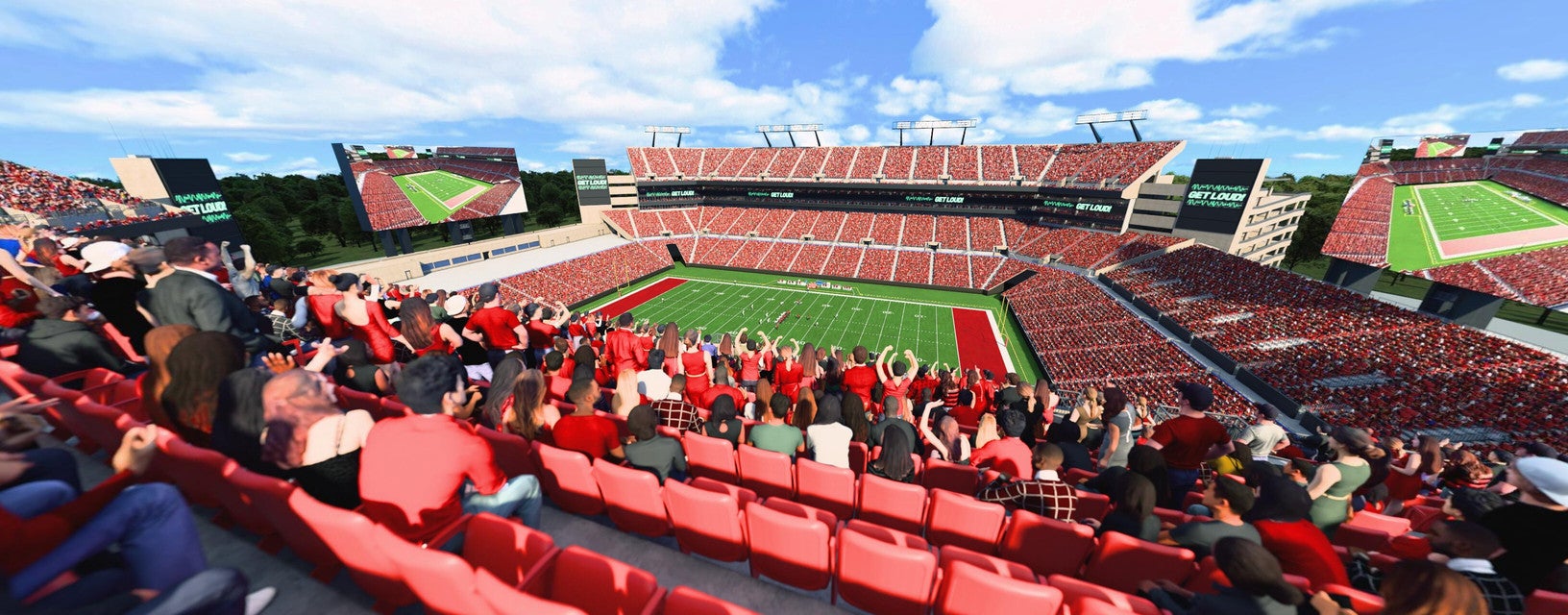 Seat view from Upper Deck
