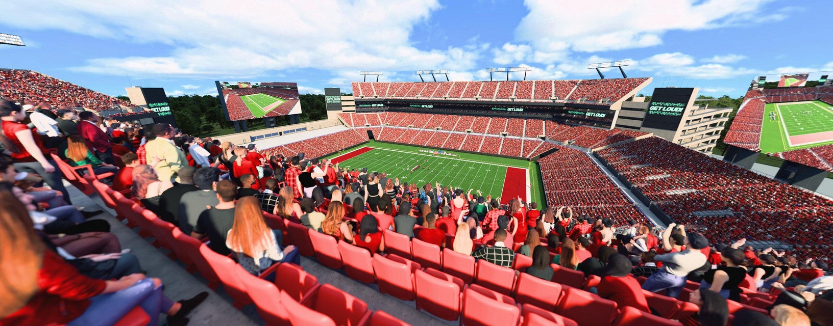 Seat view from Upper Deck