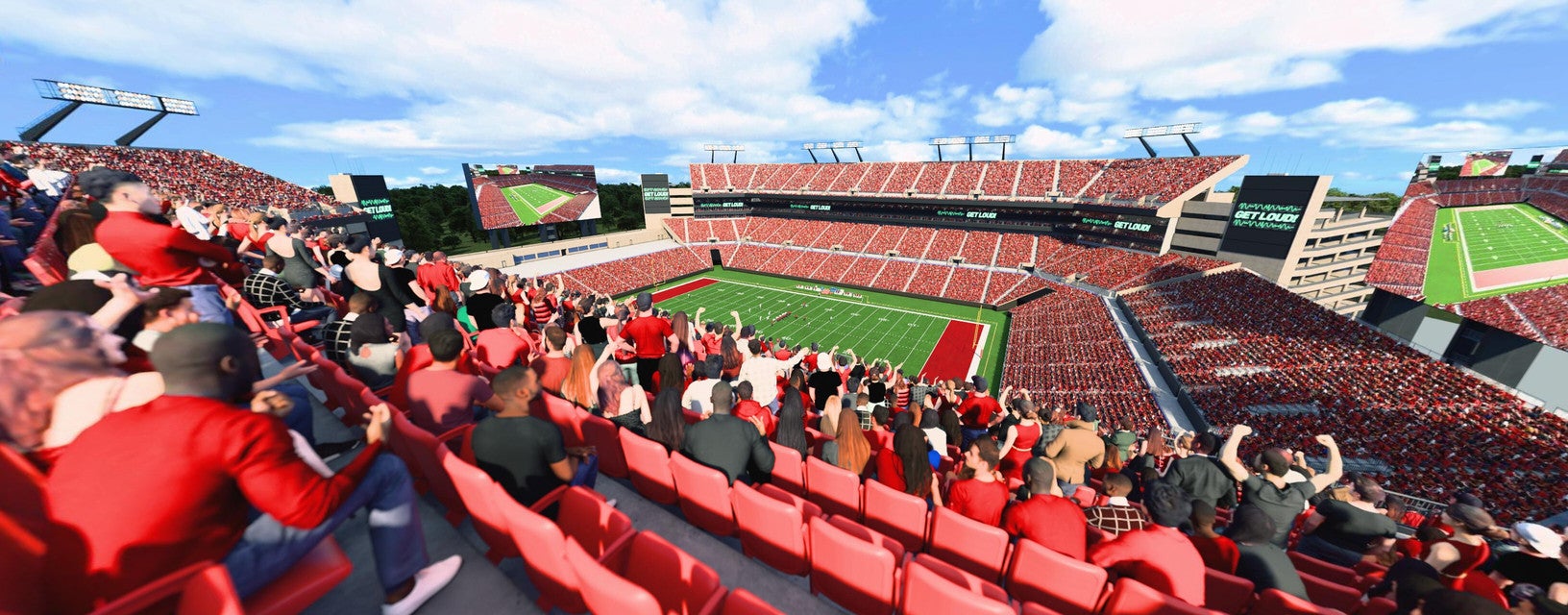Seat view from Upper Deck