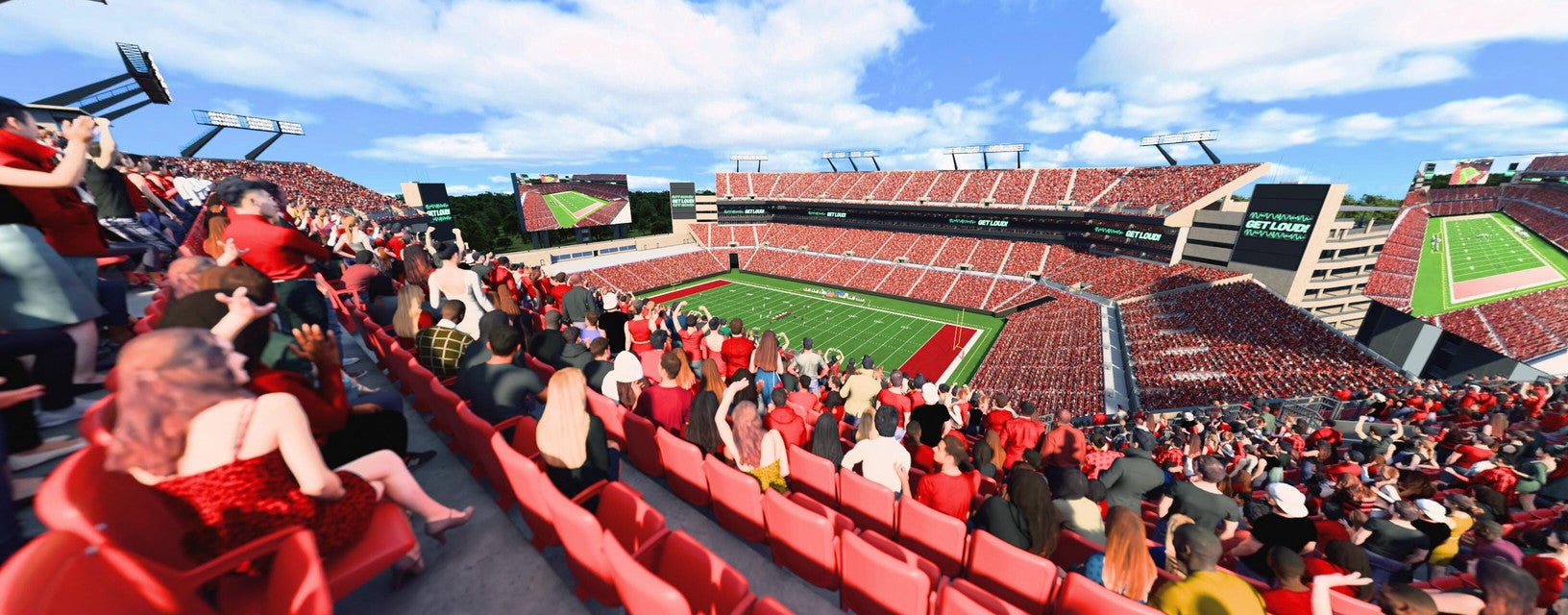 Seat view from Upper Deck