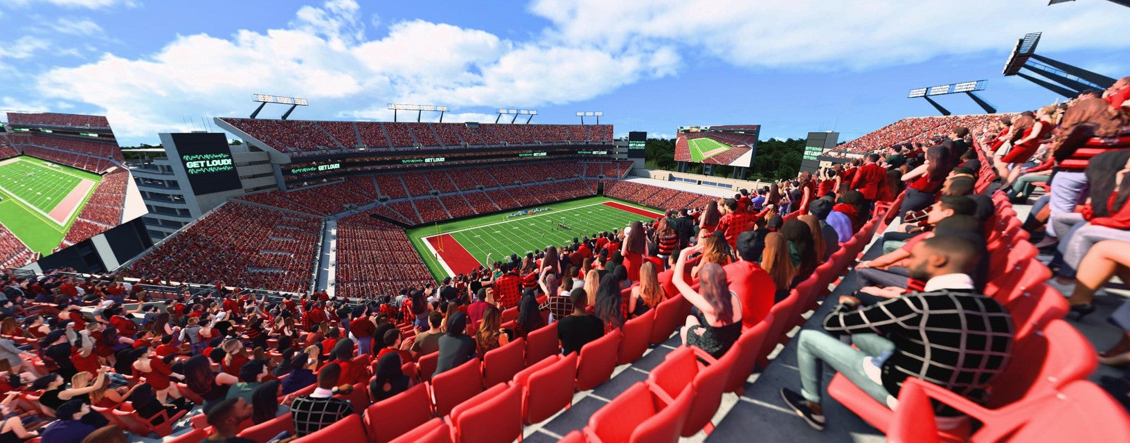 Seat view from Upper Deck