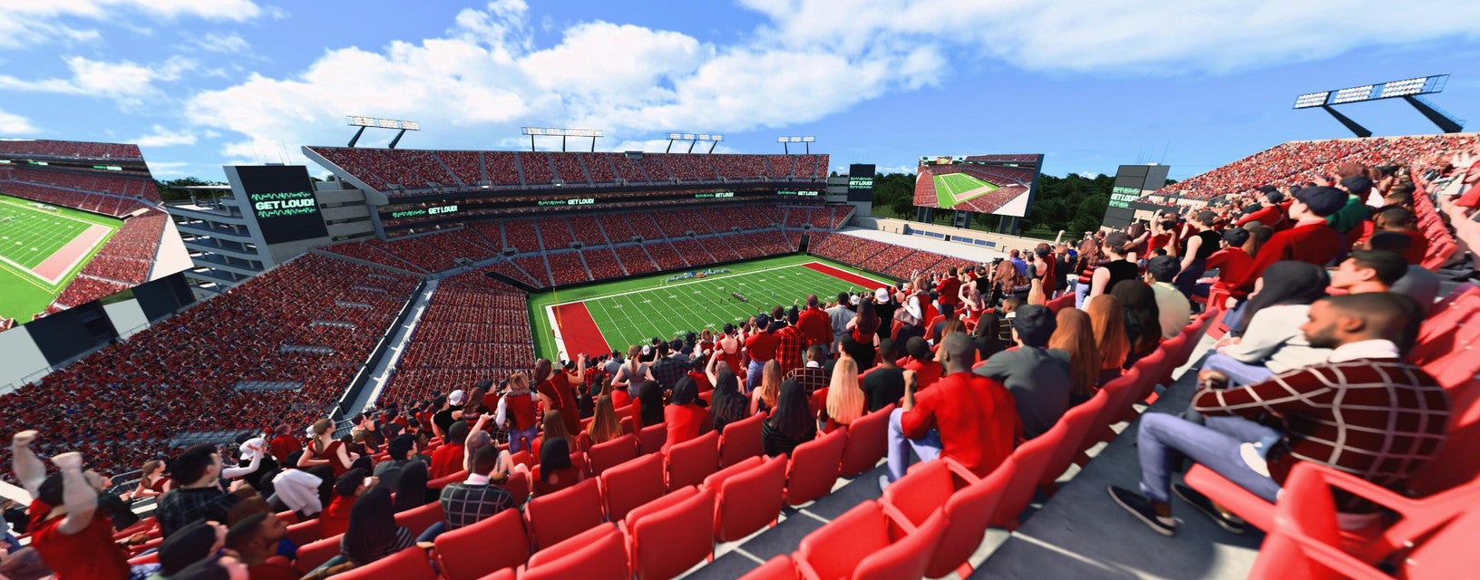 Seat view from Upper Deck
