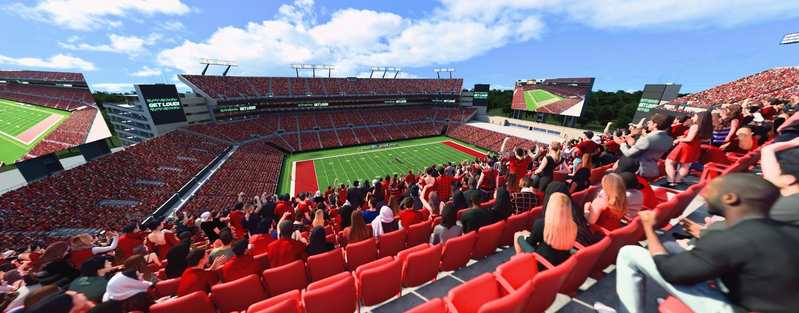 Seat view from Upper Deck