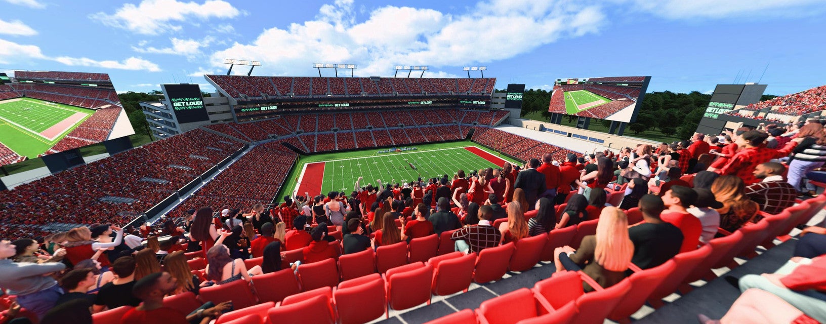 Seat view from Upper Deck