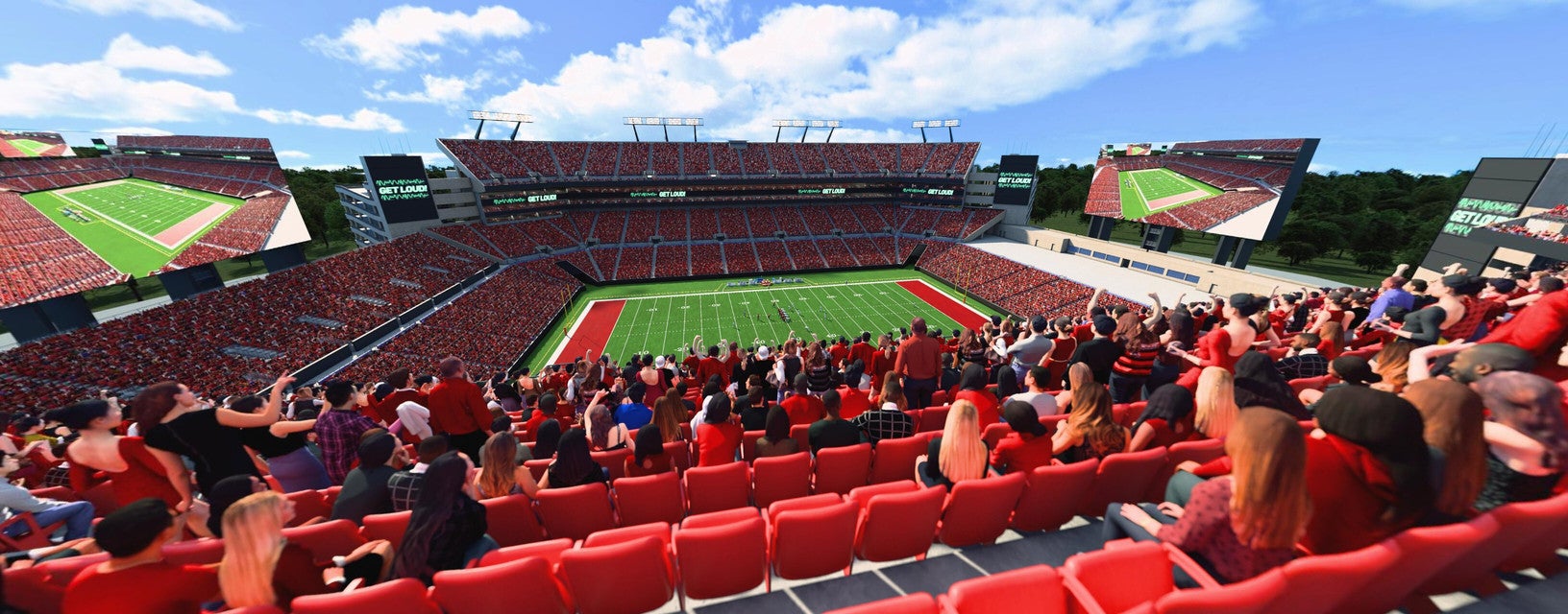 Seat view from Upper Deck