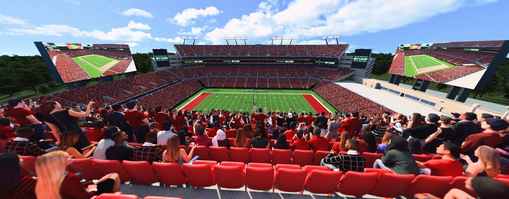 Seat view from Upper Deck
