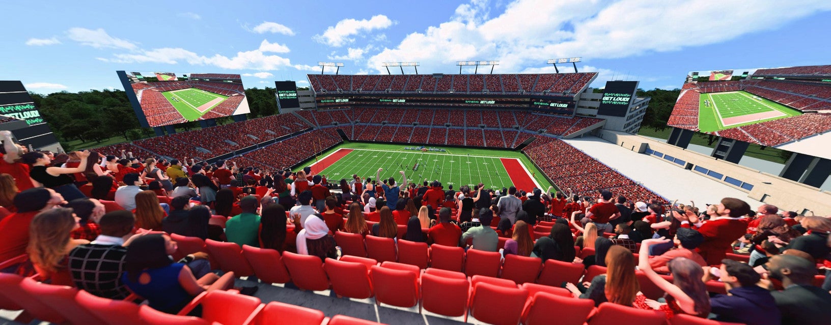Seat view from Upper Deck