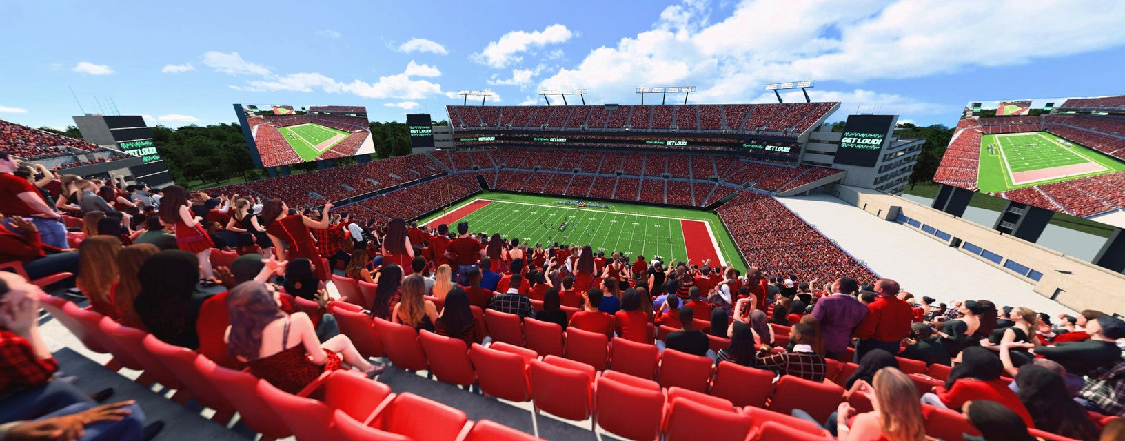 Seat view from Upper Deck