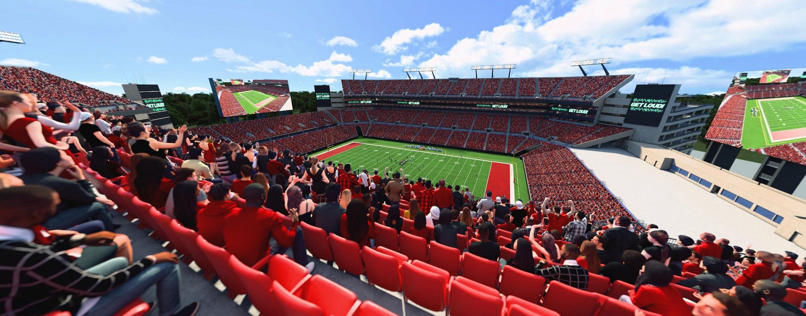 Seat view from Upper Deck
