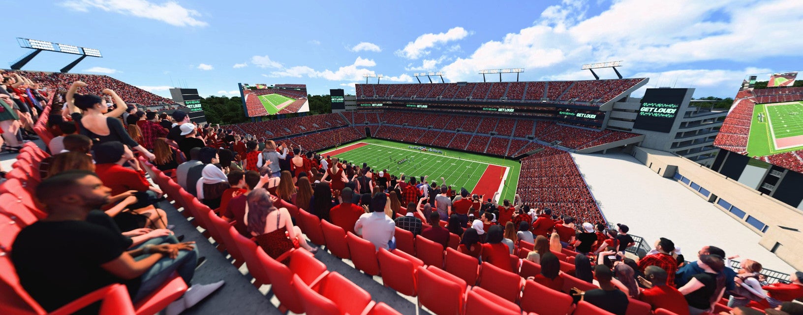 Seat view from Upper Deck