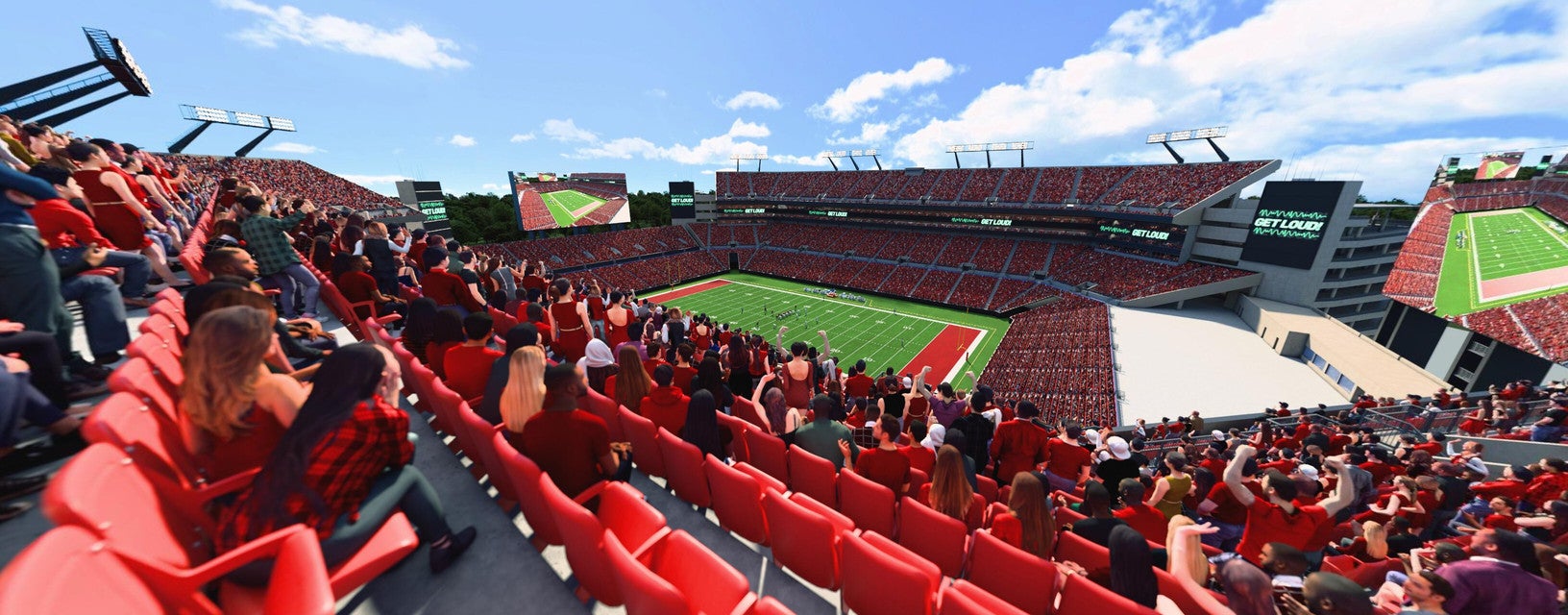 Seat view from Upper Deck