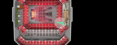 Seat view from Lower Level End Zone