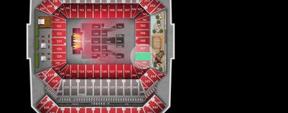 Seat view from Lower Level End Zone