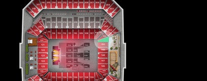 Seat view from Lower Level End Zone