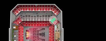 Seat view from Middle Level Corner