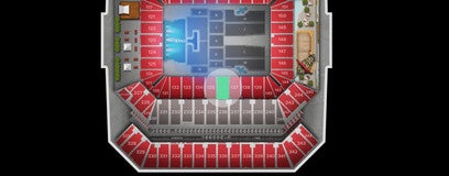 Seat view from Lower Level Sideline