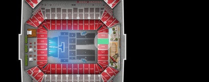 Seat view from Lower Level End Zone