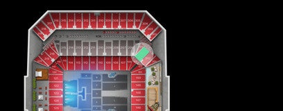 Seat view from Middle Level Corner