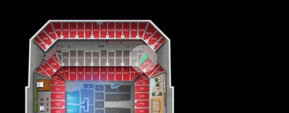 Seat view from Middle Level Corner