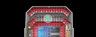 Seat view from Club Sideline