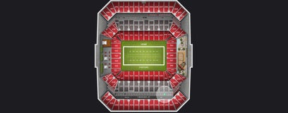 Seat view from Lower Level Sideline