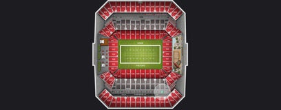 Seat view from Lower Level Sideline