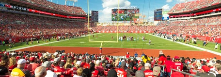 Seat view from Lower Level End Zone