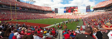 Seat view from Lower Level End Zone