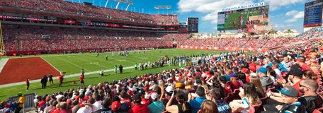 Seat view from Lower Level Sideline