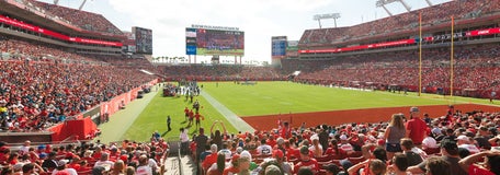 Seat view from Lower Level End Zone