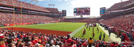 Seat view from Lower Level End Zone