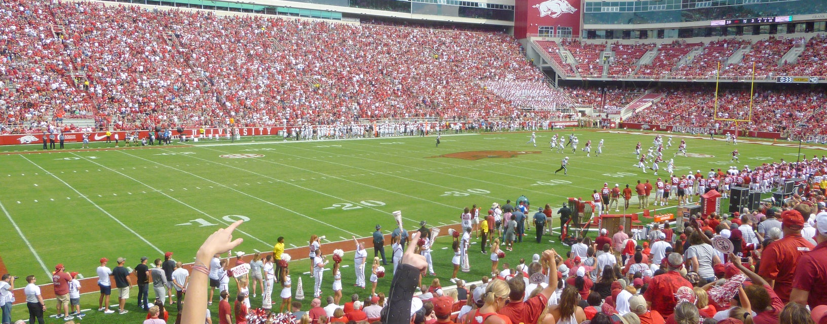 Seat view from Lower Level Sideline