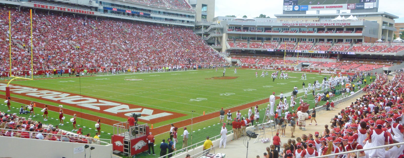 Seat view from Lower Level End Zone