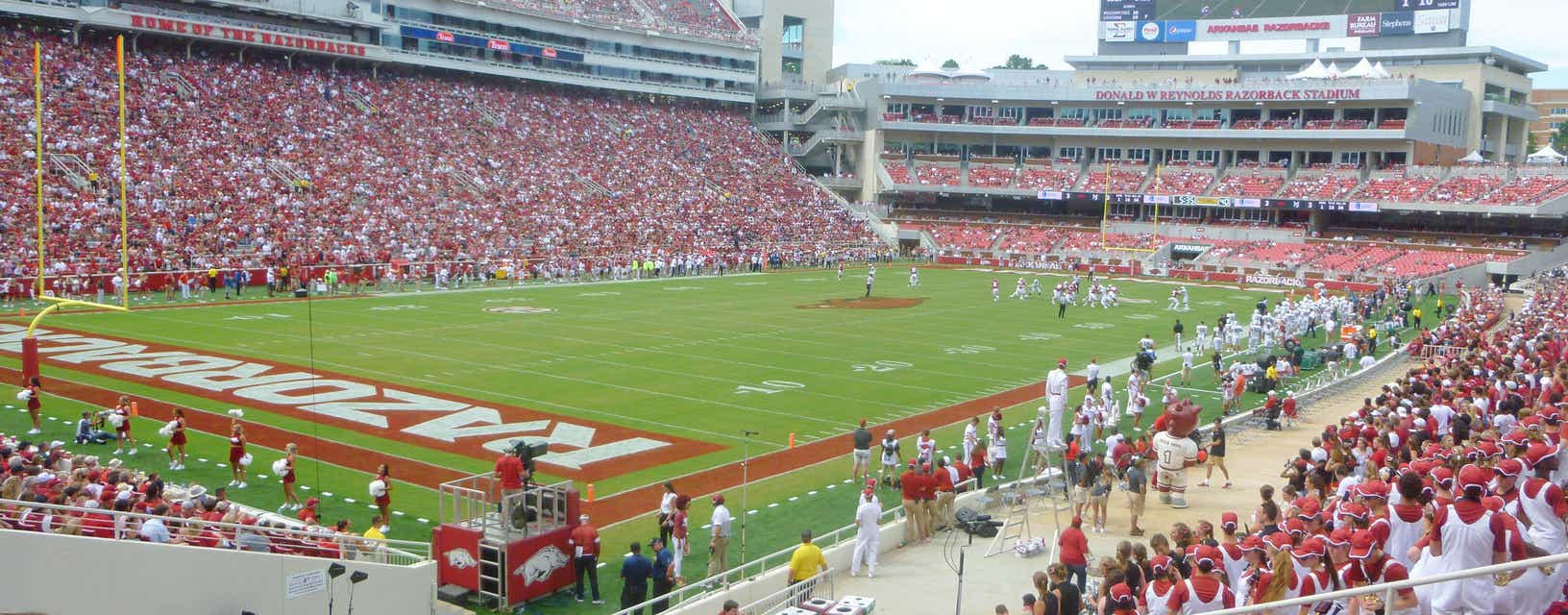 Seat view from Lower Level End Zone