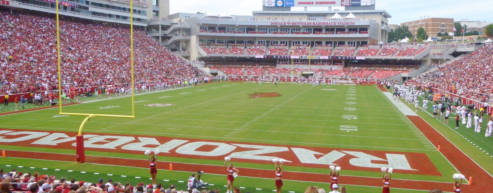 Seat view from Lower Level End Zone