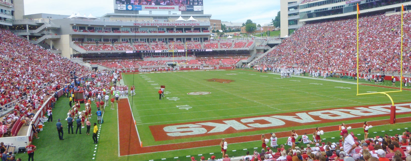 Seat view from Lower Level End Zone