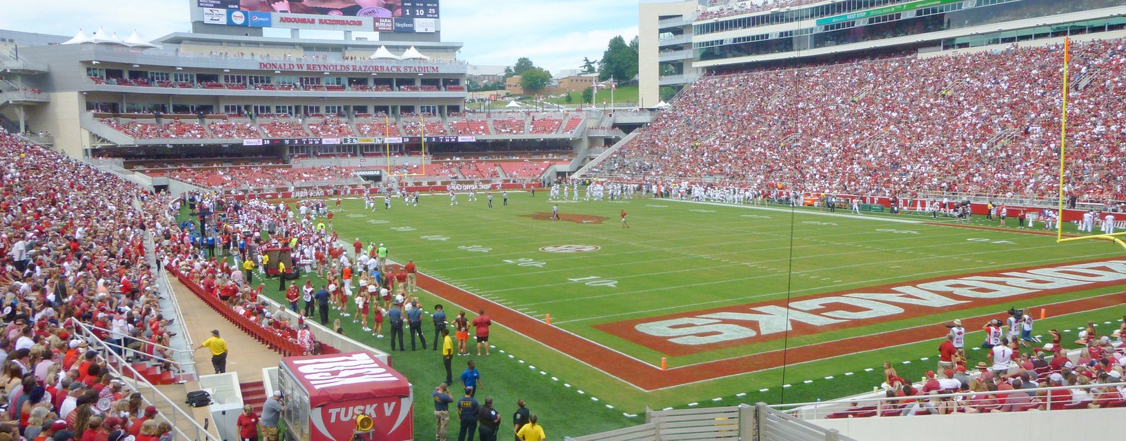 Seat view from Lower Level End Zone