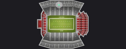 Seat view from Indoor Club