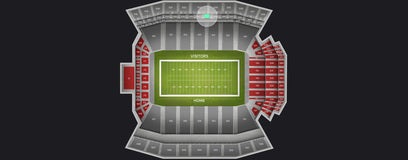 Seat view from Indoor Club