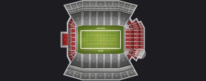 Seat view from Indoor Club