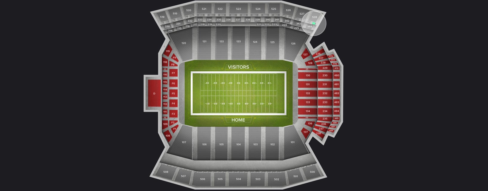 Seat view from Suite
