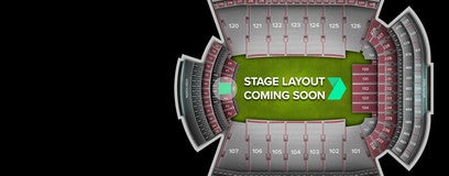 Seat view from Touchdown Club