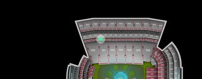 Seat view from Club