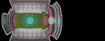 Seat view from Club