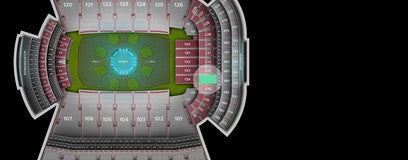 Seat view from Club
