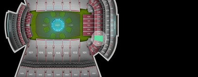 Seat view from Club