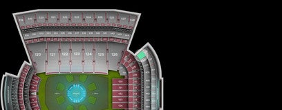 Seat view from Indoor Club