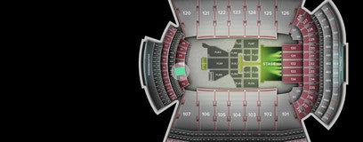 Seat view from Touchdown Club