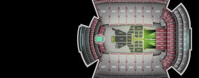 Seat view from Touchdown Club